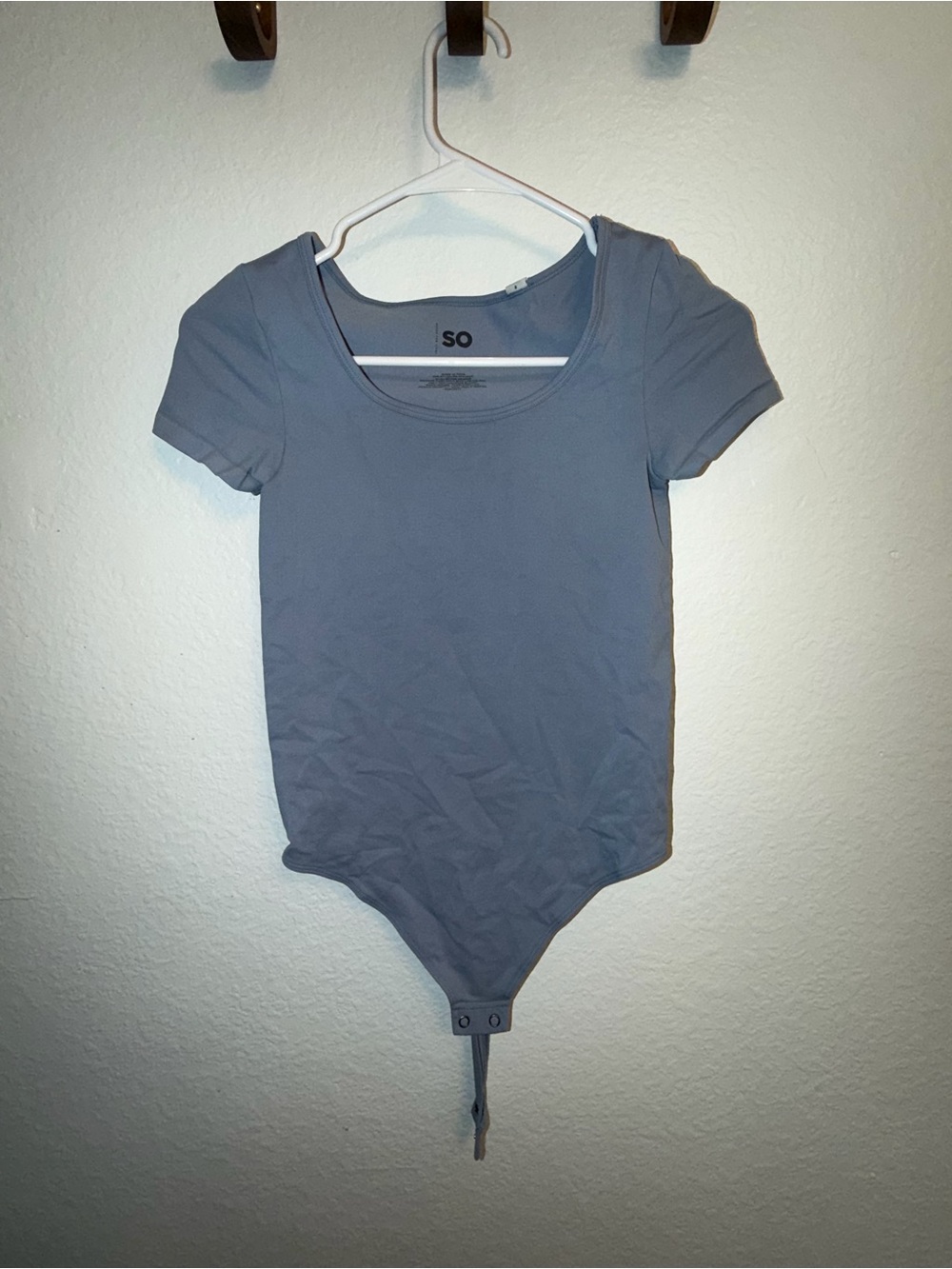 SO Short-Sleeve Slate Blue Bodysuit
